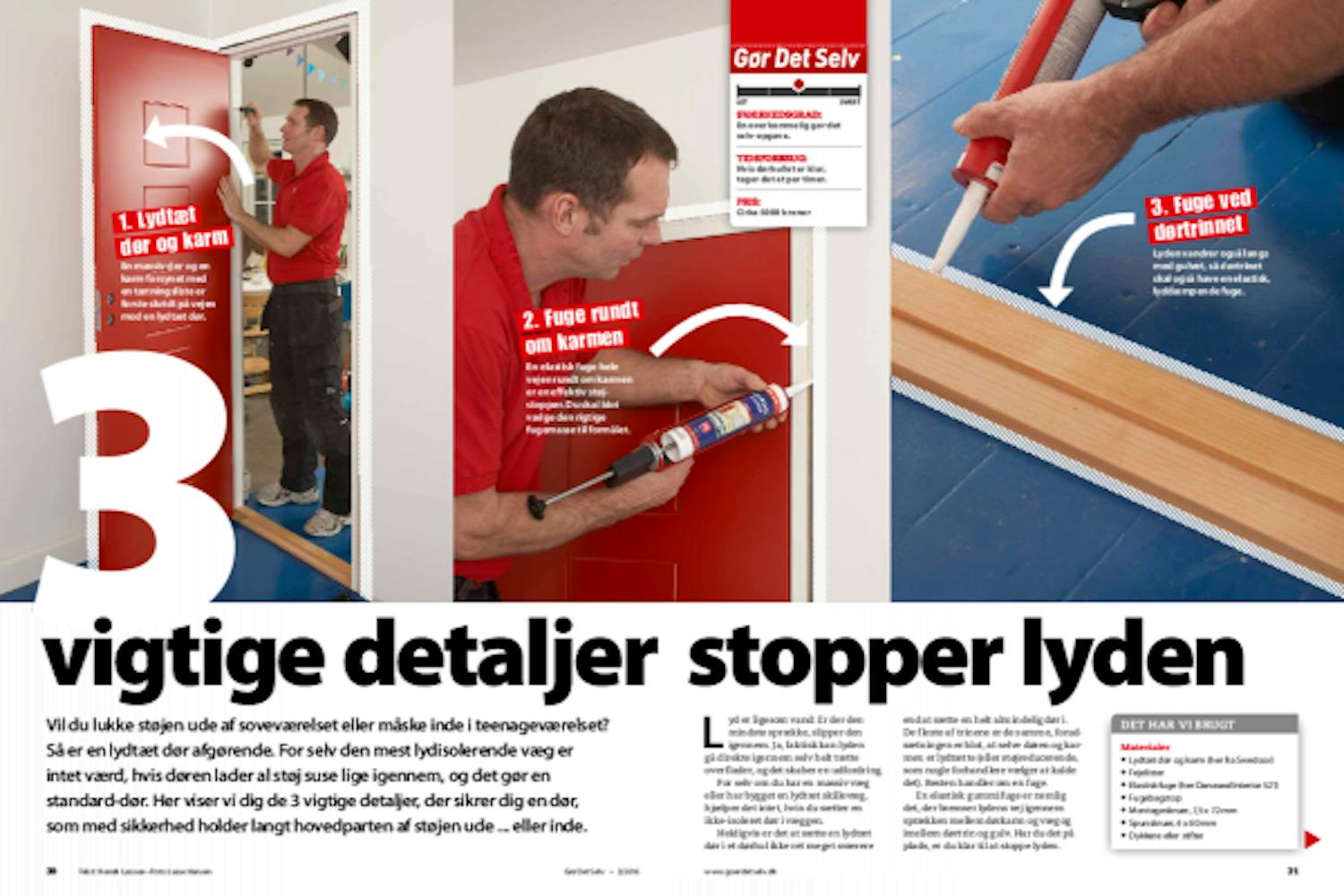 Sådan får du en lydisoleret dør Sådan får du en lydisoleret dør